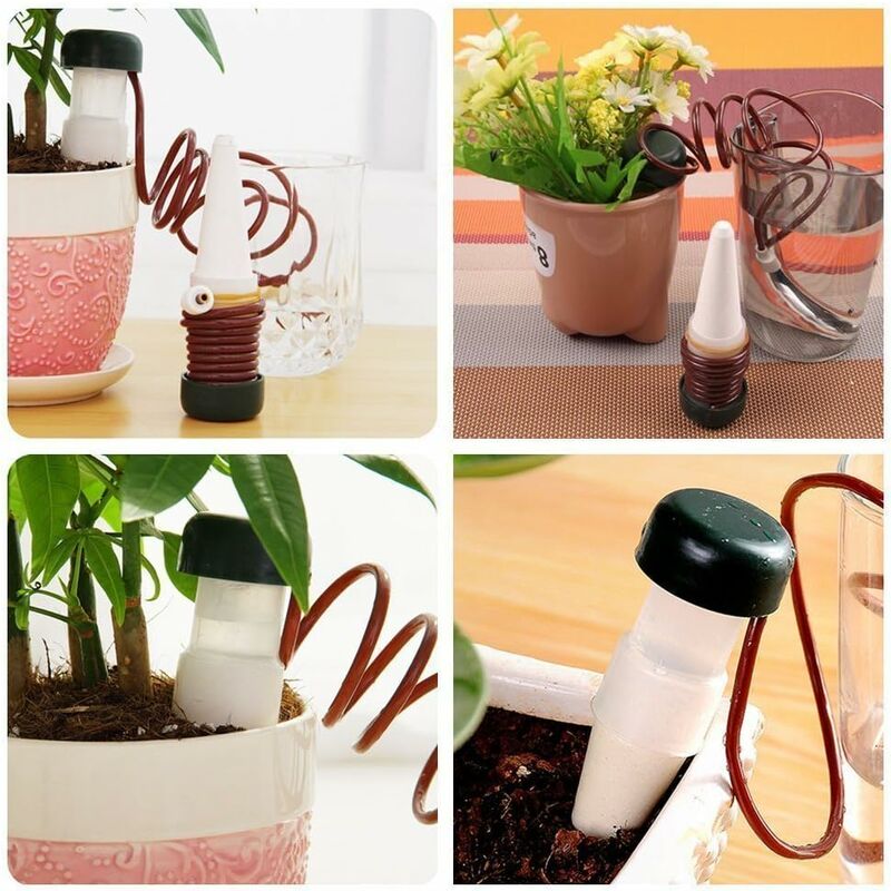 Automatic Drip Irrigation System With Self Ceramic Probes Indoor Plant Spikes For Watering Bonsai, Plants, Flowers By , - Image 2