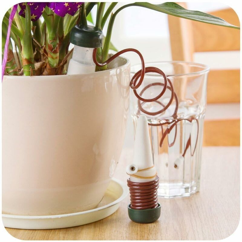 Automatic Drip Irrigation System With Self Ceramic Probes Indoor Plant Spikes For Watering Bonsai, Plants, Flowers By , - Image 4