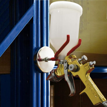 Paint Gun Holder With Magnetic Base, Paint Gun Accessories, Universal Holder On Shelves And Other Magnetic Surfaces, - Image 2