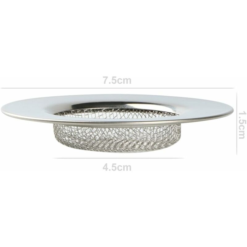 Sink Strainer For Shower - Plug Hole Hair Catcher - Kitchen Sink Stoppers - Stainless Steel Mesh Sink Drain Filter - 3 - Image 3