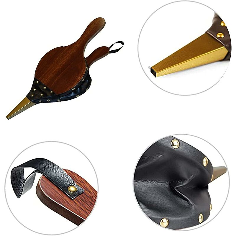 Fireplace Bellows, Wood Fire Blower, Fireplace Bellows, Wood Fire Bellows, With Strap, For Barbecue, Fireplace, Wood - Image 3