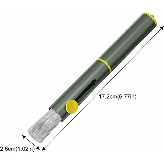 3 In 1 Multifunctional Car Cleaning Brush, Dust Remover, Tire Stone Hook, Window Breaker Hammer. Feather Duster Brush - Image 3