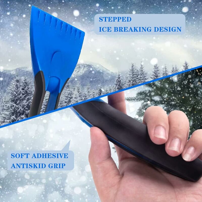 2 Pieces Frost Scraper Windshield, Strong And Durable Ice Scraper, Snow Scrapers For Car, With Non-Slip Handle For Car - Image 2