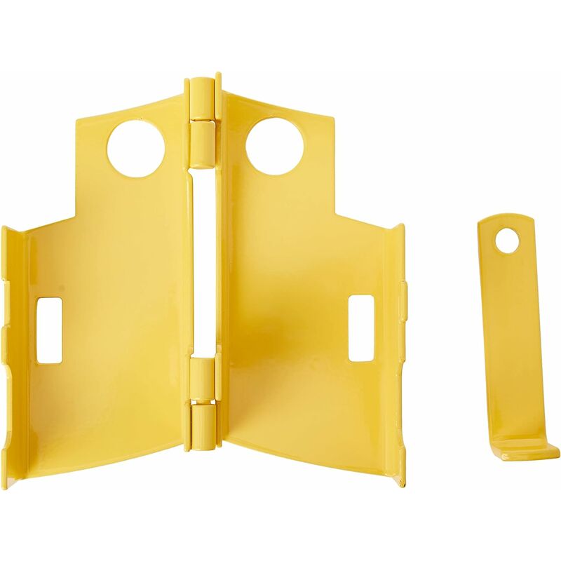 Heavy Duty Steel Caravan/Trailer Hitch Lock With Padlock - Image 4