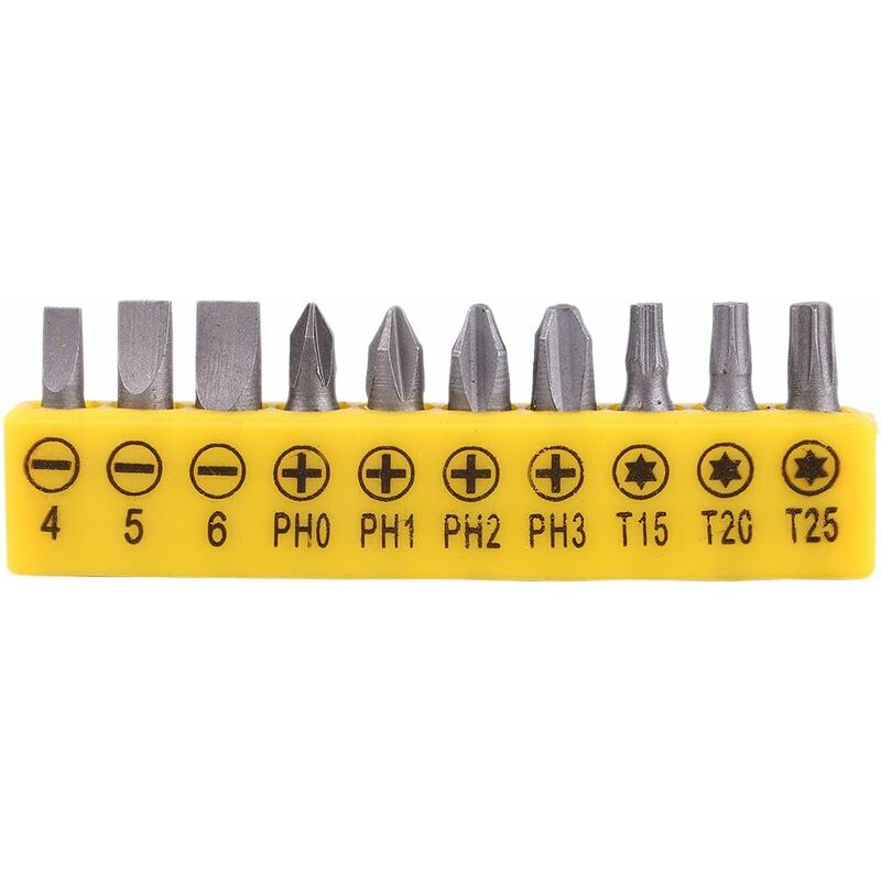 10 pcs Screwdriver L-Shaped Extension Handle Double Head Hex Socket Screwdriver Torx Slotted Screwdriver Kit Hand Tool - Image 2