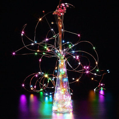 Christmas Fairy Lights LED Multicolor String Lights 2 Pack 10M 100 LEDs Battery Operated String Lights For Bedroom - Image 3