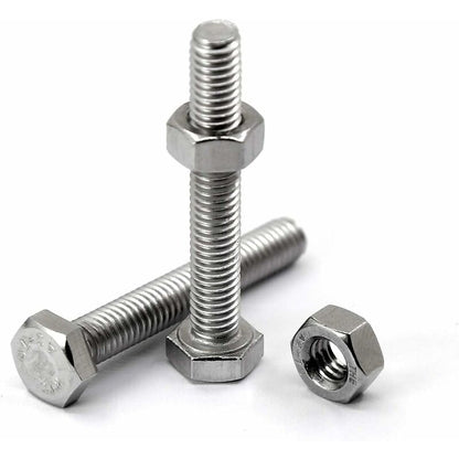M6 X 50Mm 20 pcs 304 Stainless Steel Hexagon Socket Head Cap Bolts Outside Corner Hexagon Screw,Hex Bolts And Nuts Set - Image 3