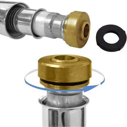 2M Extra Long Smooth Chrome Shower Hose (G1/2) - Image 2