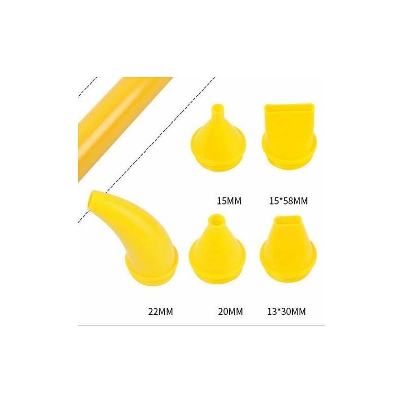 Mortar Gun, Cement Sprayer Cement Caulking Gun Cement Grout Gun Mortar Sprayer With 5 Nozzles For Lime Patio Paving - Image 2