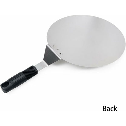 ROund Stainless Steel Pizza Peel With Non-Slip Handle Ideal For Cakes, Pizzas, Pies - Image 2