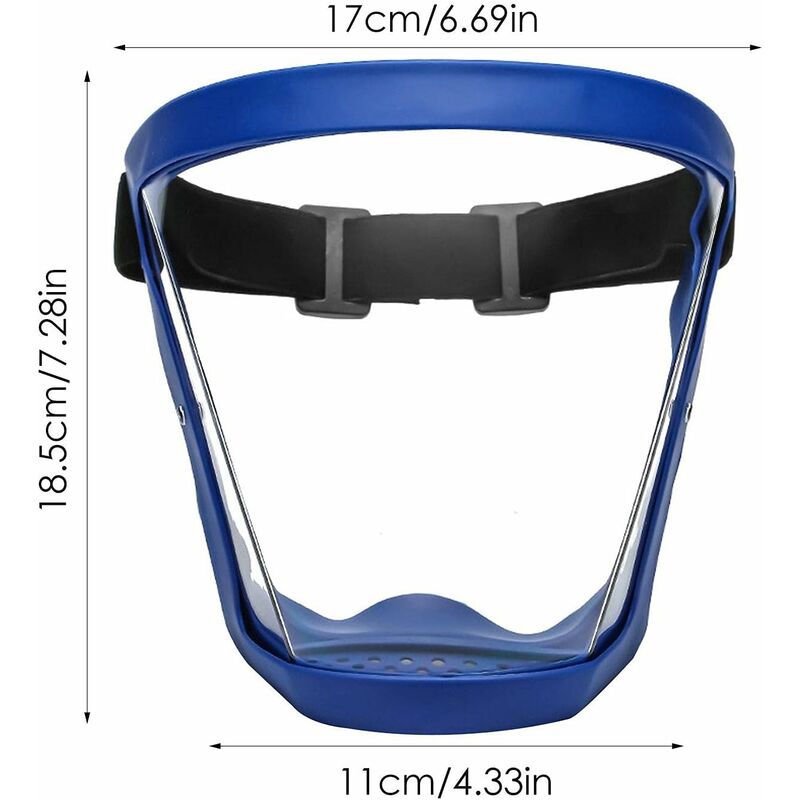 Face Shield, Transparent Protective Full Face Shield, Clear Face Shields, Eye Protection, Full Coverage Personal - Image 4
