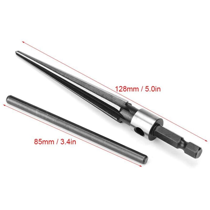 Hand Reamer, Bridge Pin Hole T-Shaped Tapered Hexagonal Handle Drilling Tool - Image 2