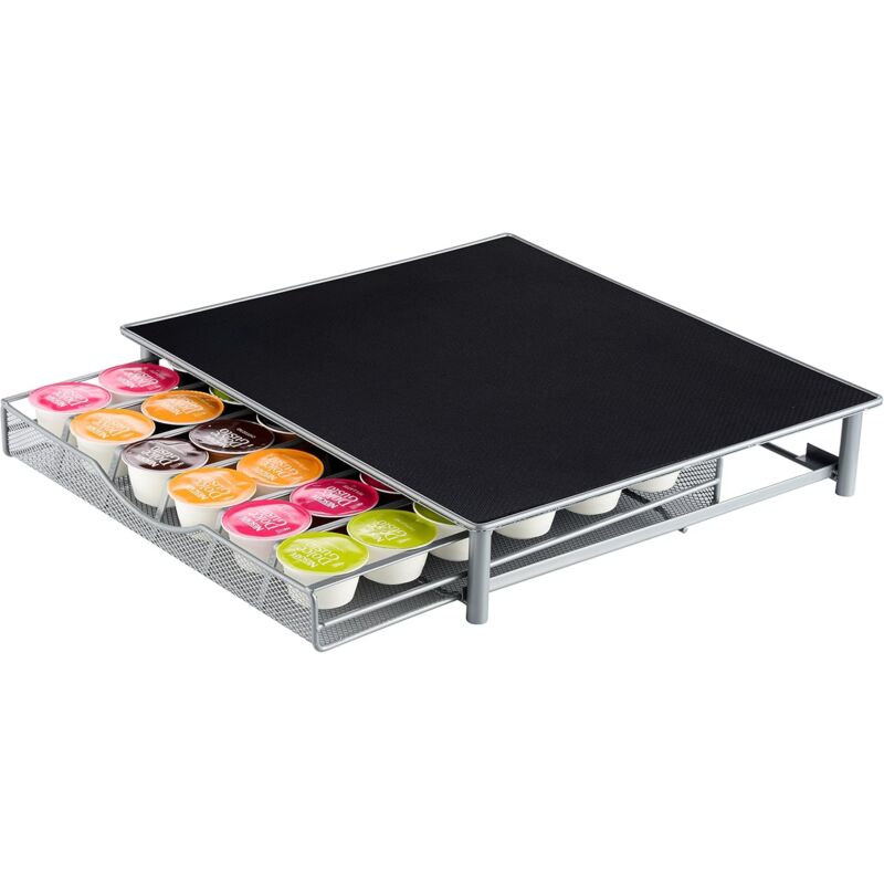 Coffee Capsule Holder - Stand For 36 Stackable Capsules - Mesh Drawer Shelf - Image 4