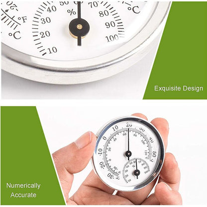 Hygrometer Thermometer, Humidity Sensor Monitor Detector Measurements, Analog Thermometer Used Indoor/Outdoor Patio - Image 4
