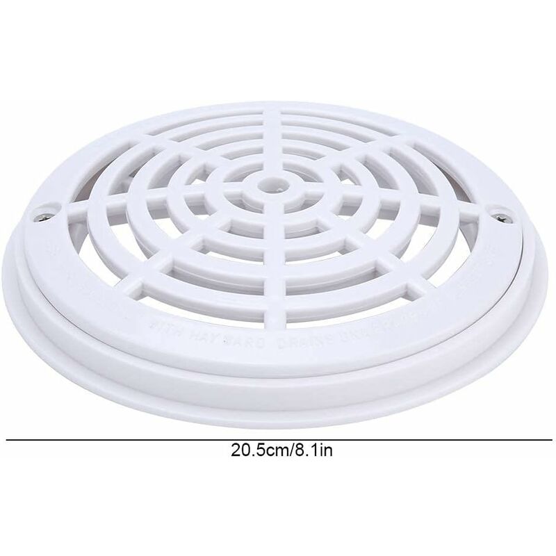ROund Main Drain Cover Swimming Pool Drain Cover Suction Cover For Pool Replacement Hose Fittings Accessories - Image 3