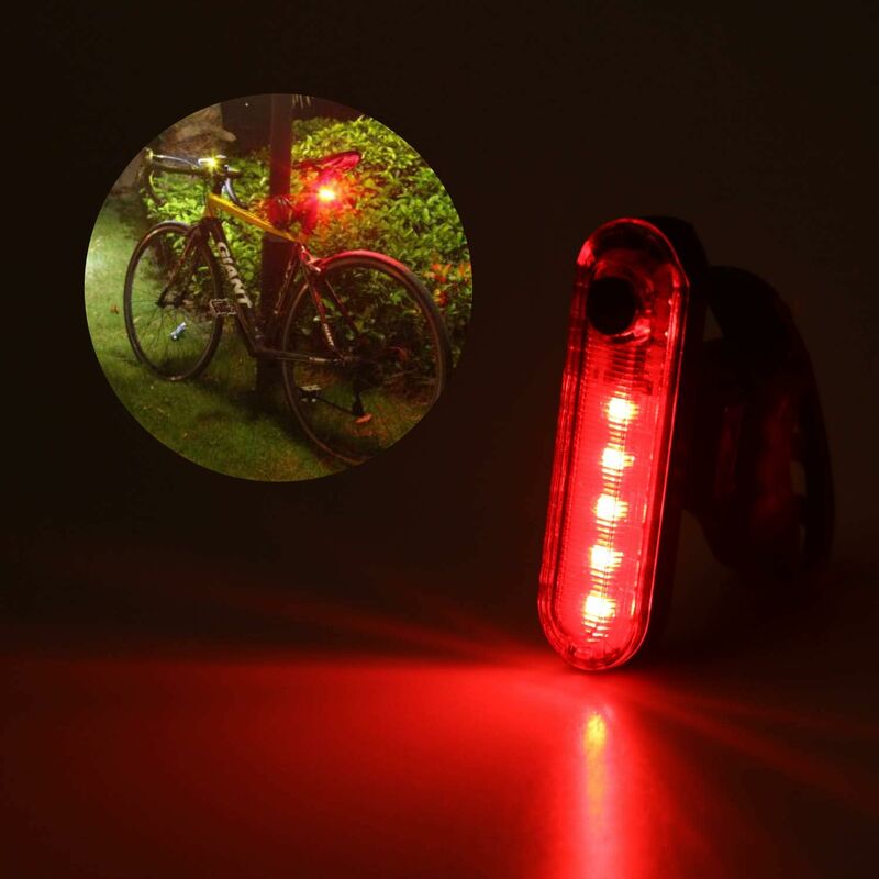 Bike Tail Lights - 2 Pack Bicycle Rear Lights, Usb Rechargeable Cob LED Waterproof Bike Rear Light, 4 Lighting Modes - Image 3