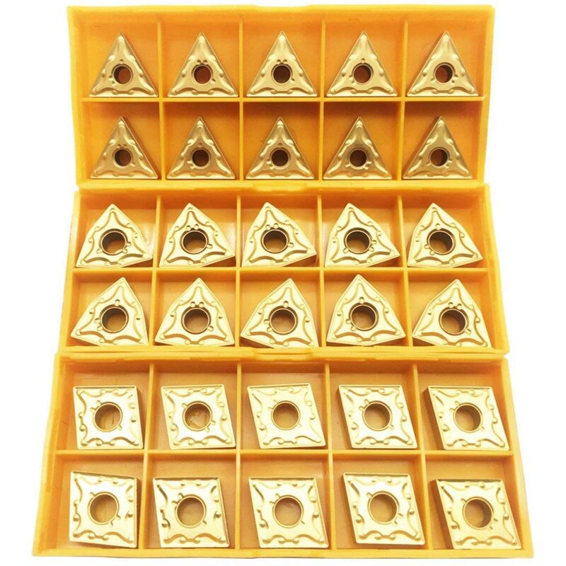 30 pcs Cnmg 431 + Wnmg 431 + Tnmg 331 Cnc Indexable Solid Carbide Blades For Lathe Turning Tool Holder. - Image 2