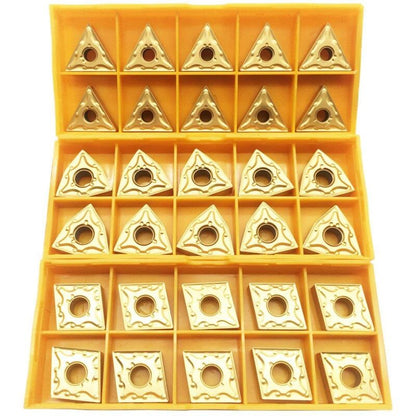 30 pcs Cnmg 431 + Wnmg 431 + Tnmg 331 Cnc Indexable Solid Carbide Blades For Lathe Turning Tool Holder. - Image 2