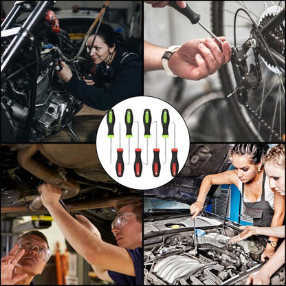 8 Pieces Precision Mechanics Pick And Screwdriver Set, Long Reach Hooks, Pick And Hook, Precision Picks And Hooks, - Image 3