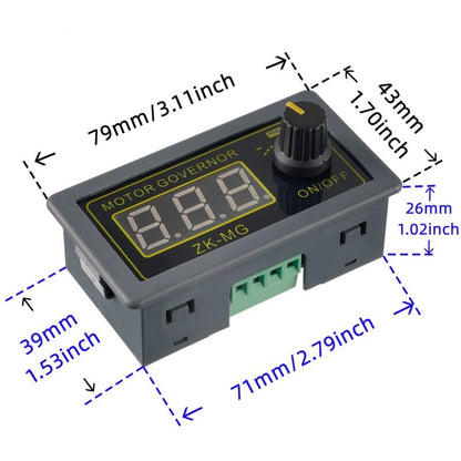 Pwm Motor Speed Controller Adjustable Speed Regulator With ROtary Switch Continuously Variable Dc 5V 12V 24V 150W - Image 2