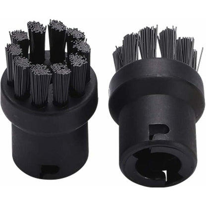 Brass Wire ROund Brush Set For Karcher Sc1 Sc2 Ctk10 Ctk20Sc3 Sc4 Sc5 Steam Cleaner (2 Black, 2 Yellow) - Image 4