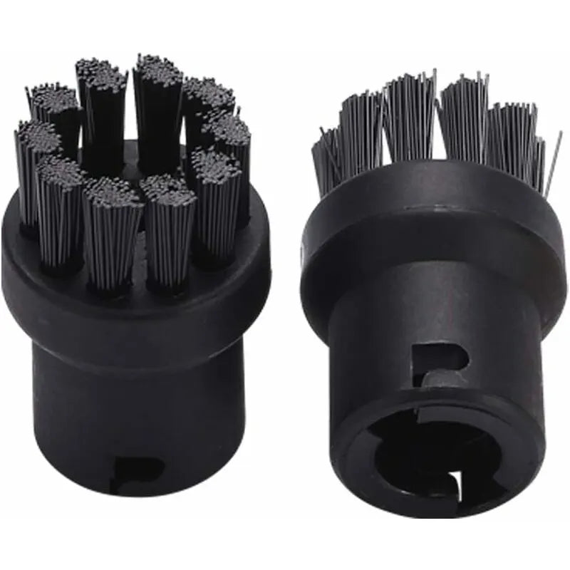 Brass Wire ROund Brush Set For Karcher Sc1 Sc2 Ctk10 Ctk20Sc3 Sc4 Sc5 Steam Cleaner (2 Black, 2 Yellow) - Image 4