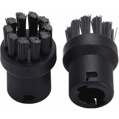 Brass Wire ROund Brush Set For Karcher Sc1 Sc2 Ctk10 Ctk20Sc3 Sc4 Sc5 Steam Cleaner (2 Black, 2 Yellow) - Image 4
