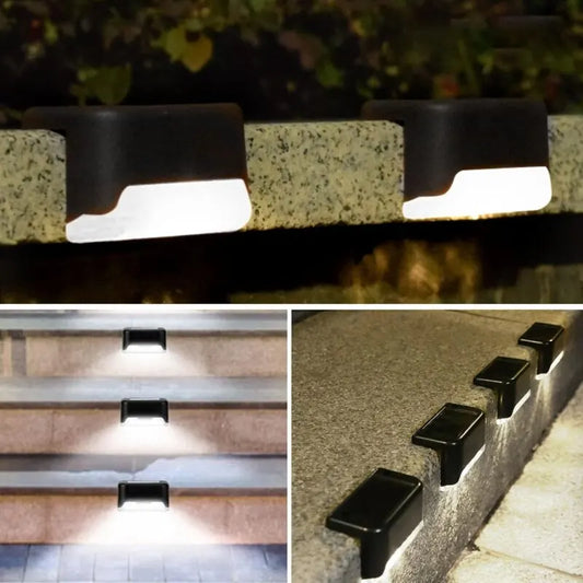 Waterproof Solar Fence Light, Solar Deck Light, Stair Light, Ip65 LED Solar Garden Lights For Patio Stair Fences (Warm - Image 2