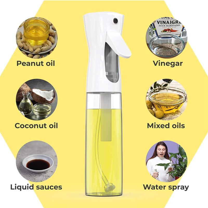 Olive Oil Spray Bottle. Cooking Spray For Salad, Pizza. 300Ml Oil Spray Bottle. Food Spray Bottle. Kitchen Accessories - Image 4