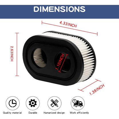 2 pcs Lawn Mower Air Filter, Air Filter For Briggs & Stratton 798452 And 5432 Engine Parts, Lawn Filter Suitable For - Image 2