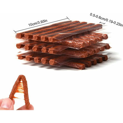 30 pcs Tire Repair Strips Car Tire Repair Tubeless Tire Repair Wick Tire Repair - Image 2