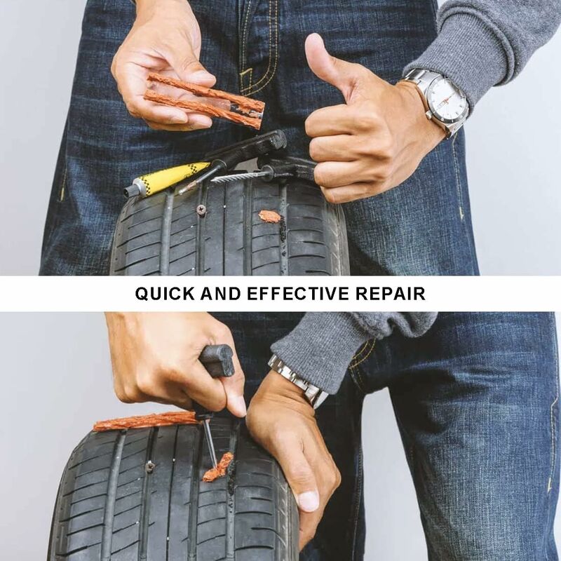 30 pcs Tire Repair Strips Car Tire Repair Tubeless Tire Repair Wick Tire Repair - Image 3