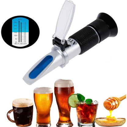 Brix Refractometer, Beer Wort Refractometer, Dual Scale – Specific Gravity 1.000–1.120 And Brix 0–32%, Replaces - Image 2