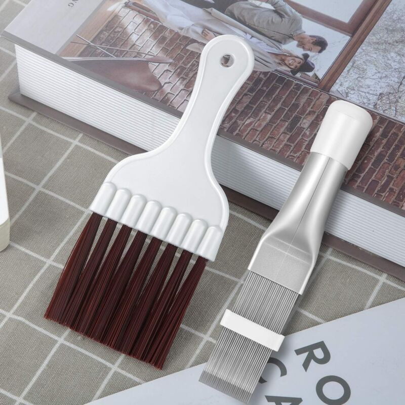 2 pcs Air Conditioner Condenser Fin Comb, Fin Cleaning Brush Air Conditioner Fin Cleaner Refrigerator Coil Cleaning - Image 4
