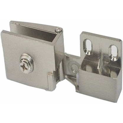 1 Pair Frameless Glass Door Hinges, Side Recessed Glass Cabinets, Shower Door Hinges, Furniture Glass Cabinet And Door - Image 2
