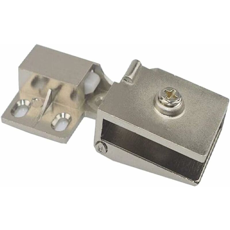 1 Pair Frameless Glass Door Hinges, Side Recessed Glass Cabinets, Shower Door Hinges, Furniture Glass Cabinet And Door - Image 3