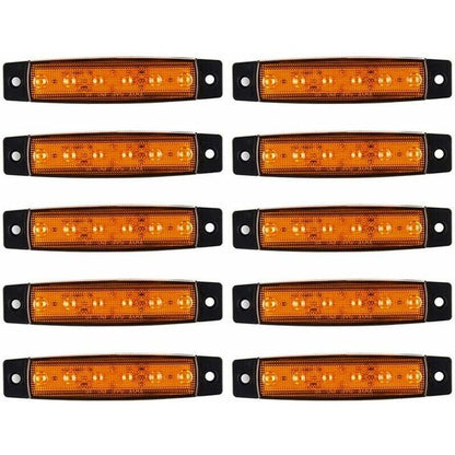 Truck Side Marker Lights 10 pcs LED Side Marker Lights Side Marker Lights Dc 12V LED Side Marker Lights Lamp Truck