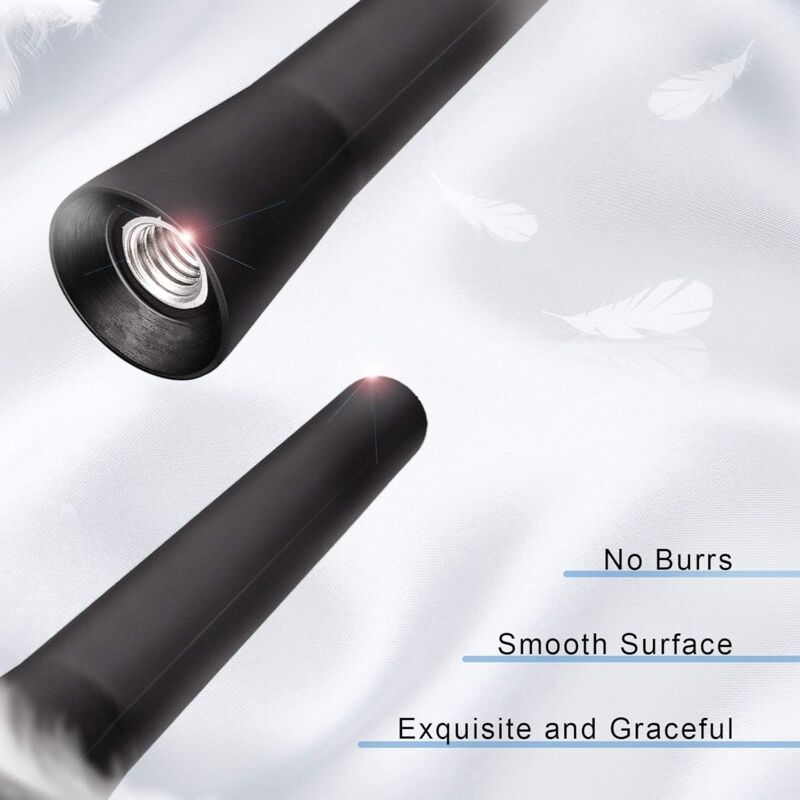 Autoparts Universal 65Mm Short Car Antenna Modified Carbon Fiber Style Black - Image 3