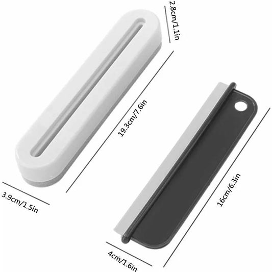 Cleaning Squeegee Windshield Wiper And Washer Sponge, 2 In 1 Window Cleaning Kit Removable With Sponge For Car - Image 2