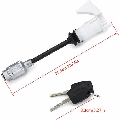 Bonnet Lock Barrel For Focus Mk2 C-Max, Bonnet Release Lock Kit 2004-2012 1343577 Long Type With 2 Keys - Image 3