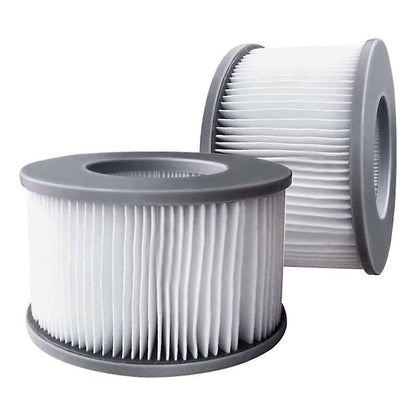 2 Pack Replacement Filters For Mspa - Cartridge Pump For Swimming Pools, Hot Tubs And Spas