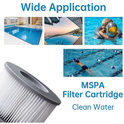 2 Pack Replacement Filters For Mspa - Cartridge Pump For Swimming Pools, Hot Tubs And Spas - Image 4