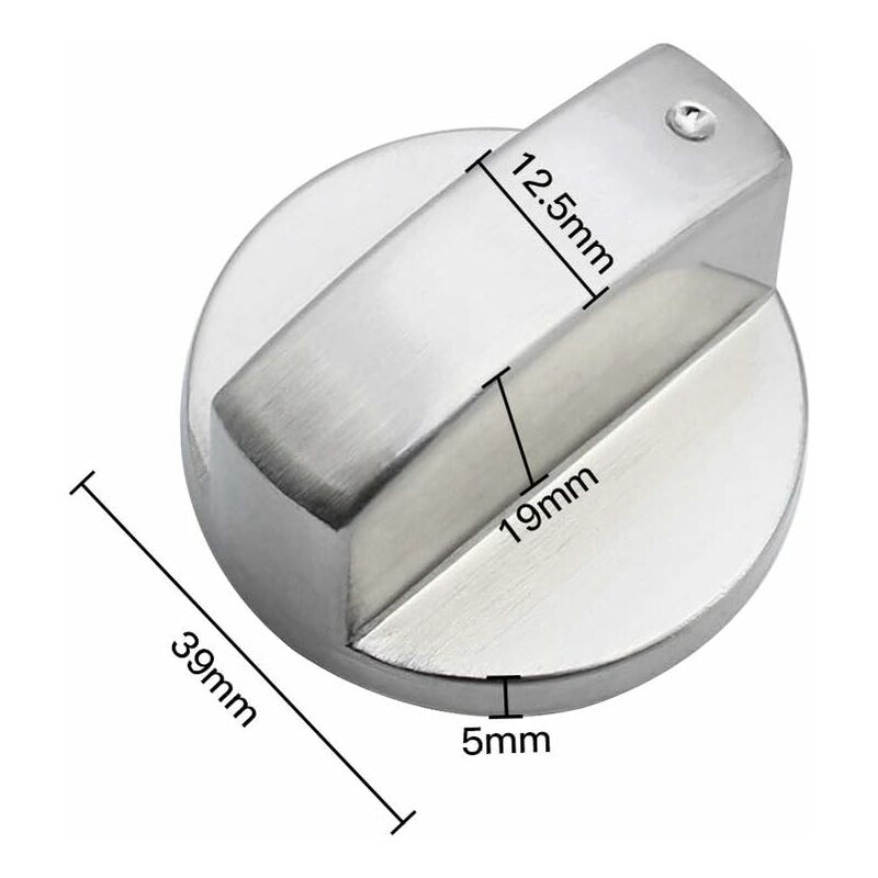 Parts Universal Metal Control Knobs Gas Stove Knob 6Mm Universal Control Knobs Stove Knob For Gas Stove Cooker Oven Hob - Image 2