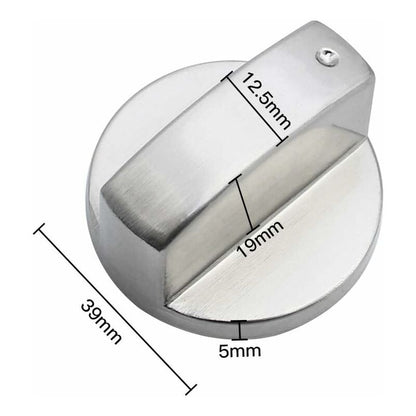 Parts Universal Metal Control Knobs Gas Stove Knob 6Mm Universal Control Knobs Stove Knob For Gas Stove Cooker Oven Hob - Image 2