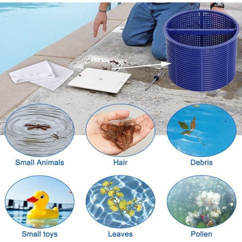 Pool Skimmer Basket Compatible With Hayward Spx1082Ca And Aladdin B-152, Replaces Part Sp1082 Sp1083 Sp1084 Sp1085 - Image 2