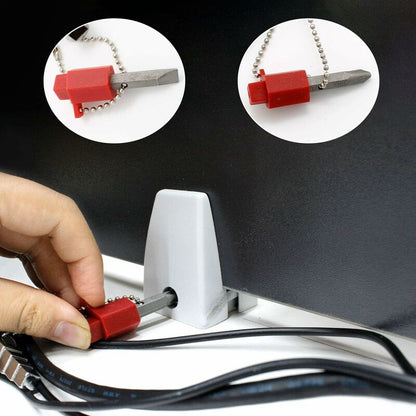 Universal Cross Wrench, Practical 4-Way Multifunctional Wrench, Silver Control Cabinet Key, Used For Water And - Image 3
