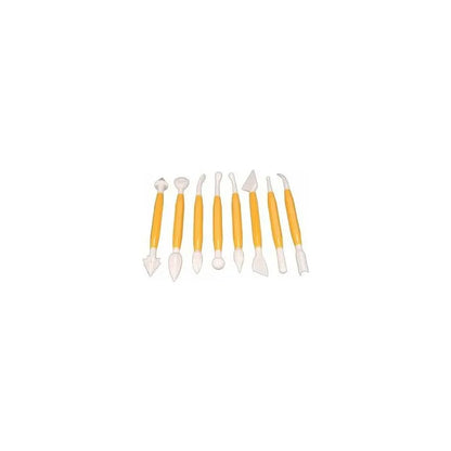 4 pcs Set DArk Sugar Paste Modeling Tools, 11 Cake Molds - Image 2