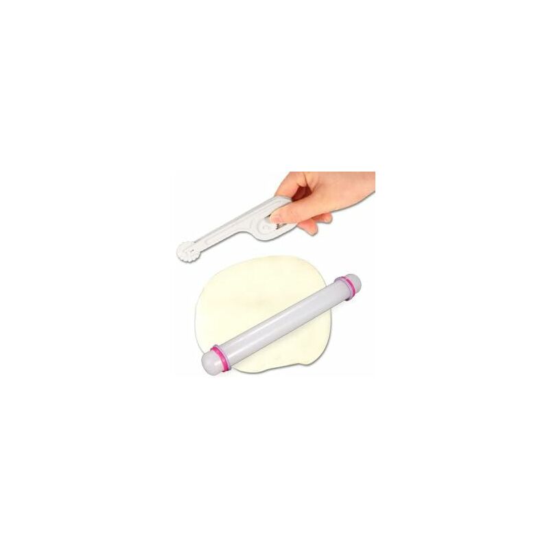 4 pcs Set DArk Sugar Paste Modeling Tools, 11 Cake Molds - Image 4