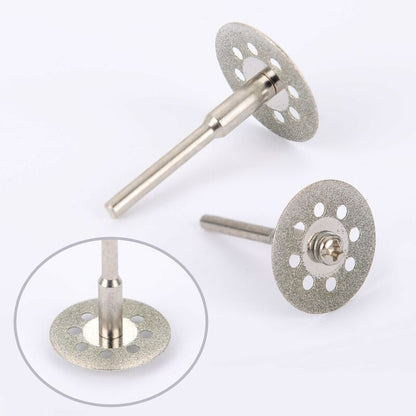 12 Pack 22Mm Mini Perforated Diamond Cutting Discs, Cutting Wheels, Shanks Ann Arbor - Image 2
