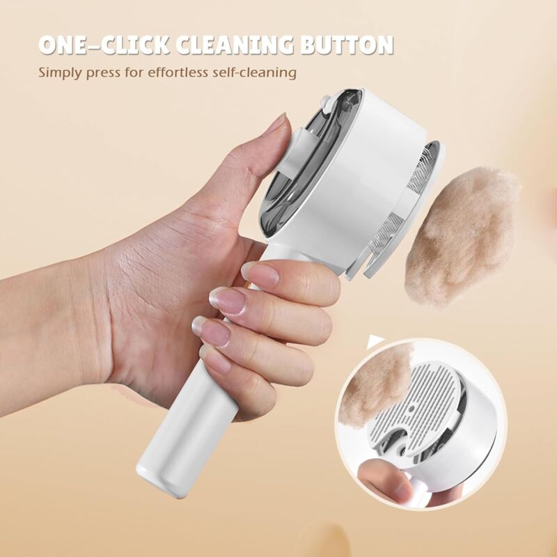 Cat Steam Brush, 4 In 1 Cat Steam Brush Self-Cleaning Cat Brush, Cat Brush With Water Tank Pet Grooming Brush For - Image 4